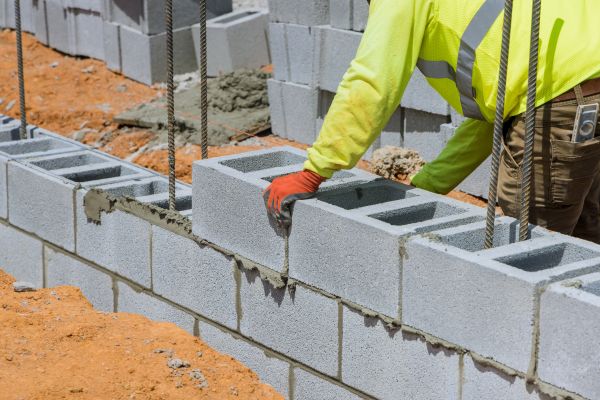 Concrete Blocks Installation in Hollywood