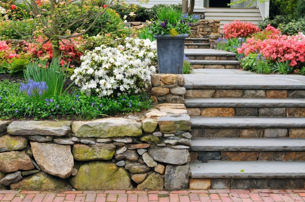 Stone Stairs Repair in Hollywood