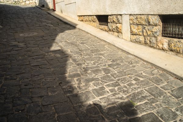 Stone Sidewalk Repair in Hollywood