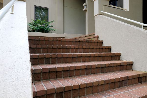 Entryway Brick Repair in Hollywood